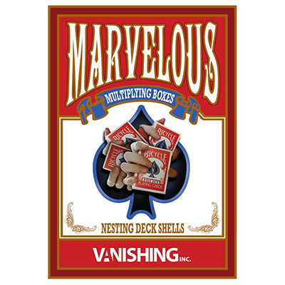 (image for) Marvelous Multiplying Card Boxes - Gimmick and DVD